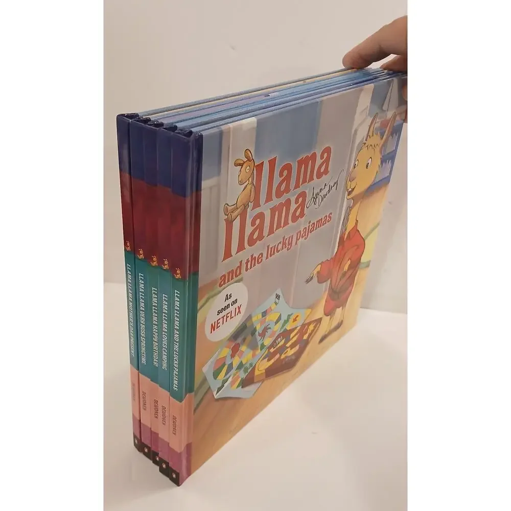 LLAMA LLAMA Library By Johanna Hurwitz 5 Hardback Books In Box Pajamas